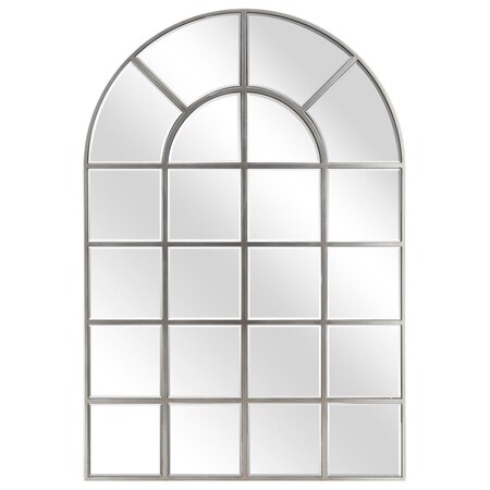 Sekkusu Furniture 30 x 44 in. MDF Base Covered with Beveled Arch Window Wall Mirror - 0.25 in. Beveled Edge SE2573393